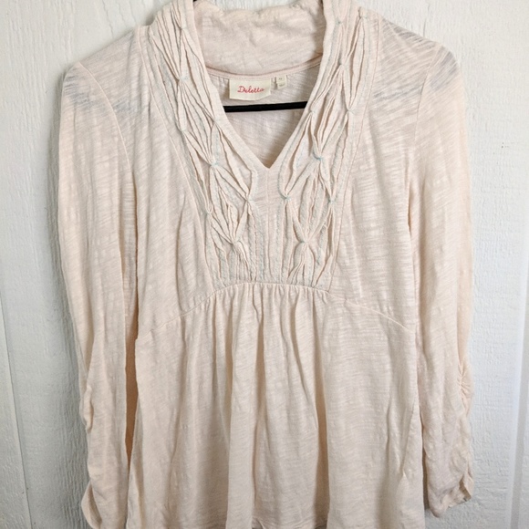 Anthropologie Tops - Anthropologie // Deletta Pintuck Top